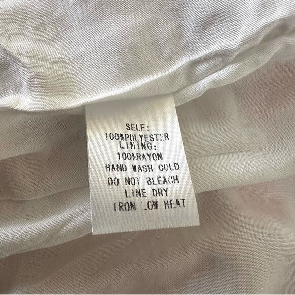 Vestique Dress Sammie Peach Green Floral Smocked V-Neck Mini Dress Small NEW - Picture 11 of 13